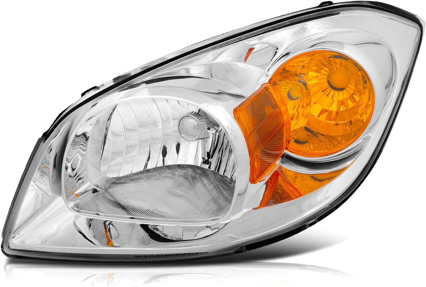 ECCPP Headlight Assembly For Chevrolet Cobalt 2005-2010 For Pontiac G5 2007-2010 For Pontiac Pursuit 2005-2006 Driver and Passenger Side Headlamps