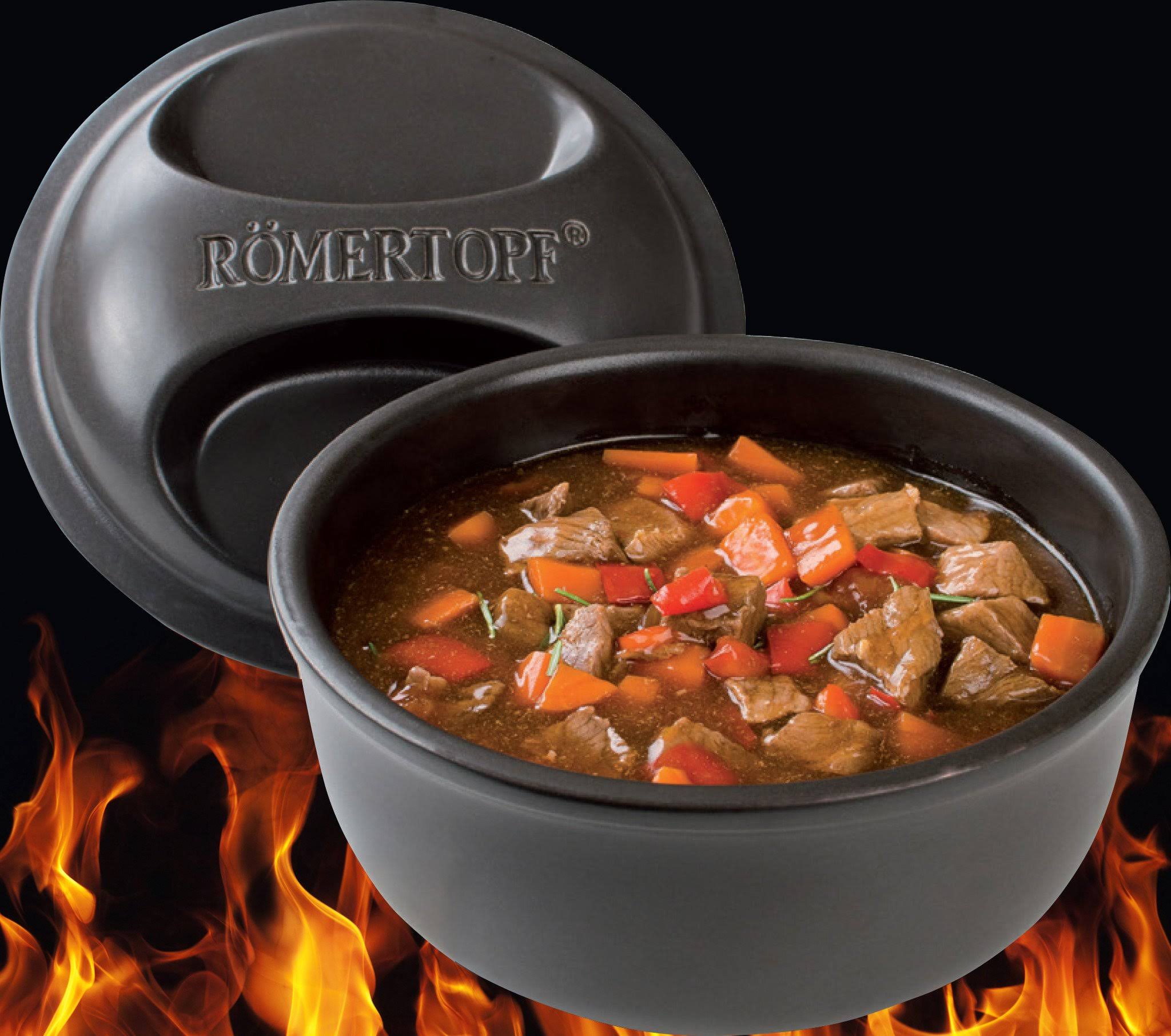 Reston Lloyd 99133 Romertopf BBQ Line Dutch Oven Black