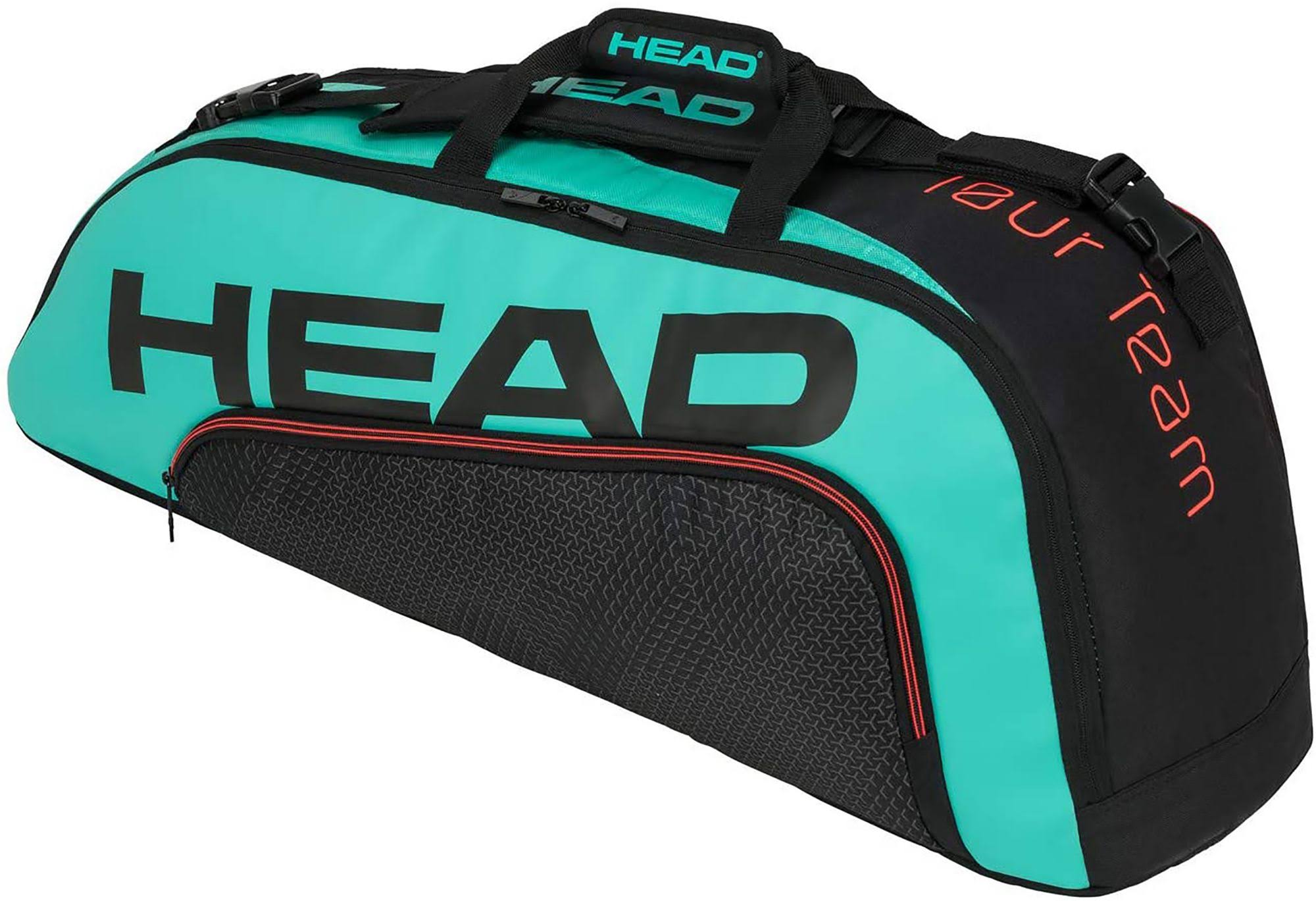 Head Tour Team 6R Combi Tennis Bag (Black/Teal)