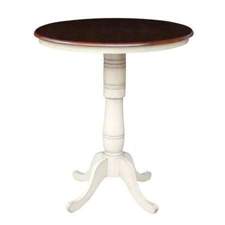 August Grove Bernadette Pub Table, Black