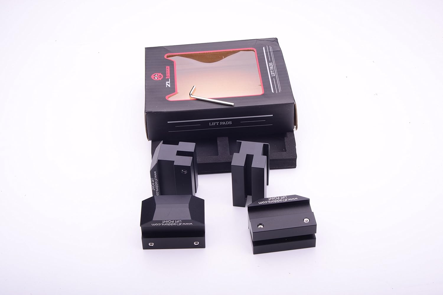 ZL1 Addons Lift Pads - BOLT ON - Black Compatible with 16-20 Camaro (All Models)