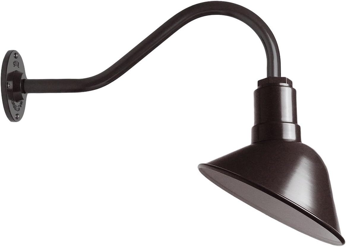 The Venice Gooseneck Sign Light | Restaurant or Accent Wall Light | Shines Light Back Towards The Wall | Barn Lighting Style for Your Modern Farmhouse (16