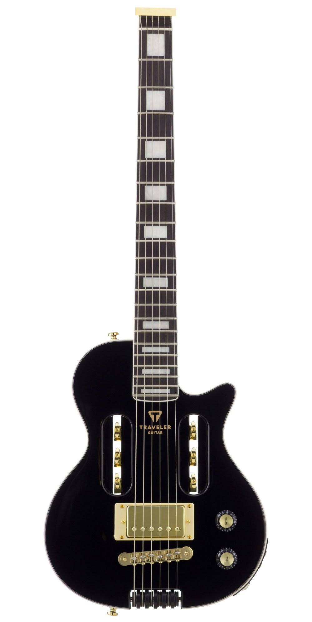 Traveler Guitar EG-1 Custom Electric Travel Gloss Black