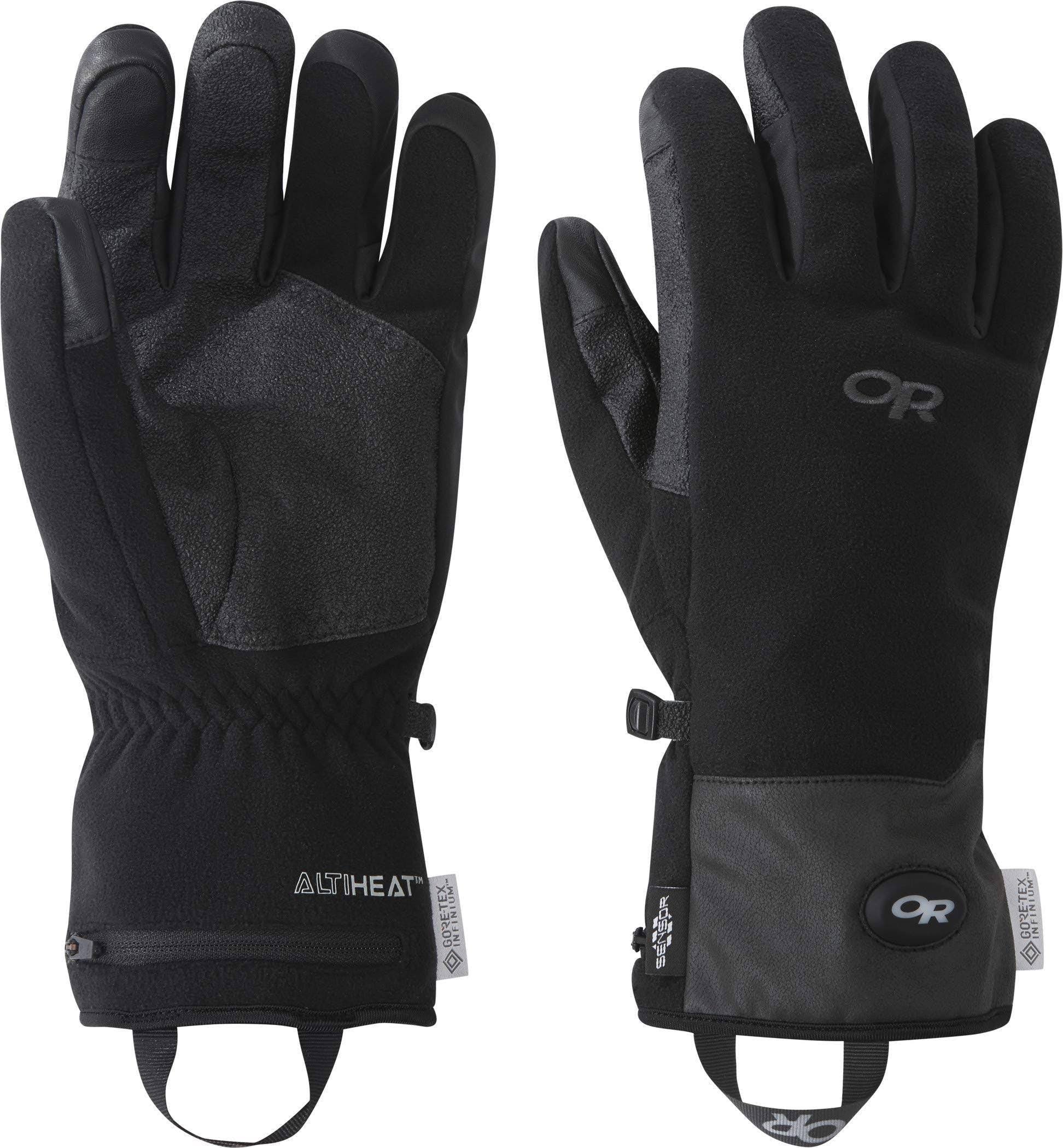 Outdoor Research Gripper Heated Sensor Gloves Black M