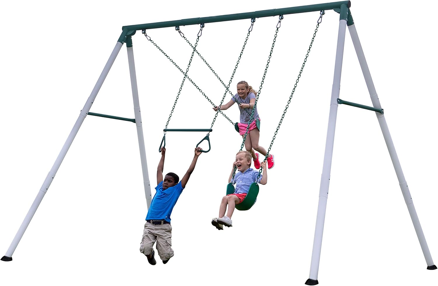 Backyard Discovery Big Brutus 10' Heavy-Duty Metal A-Frame Swing Set