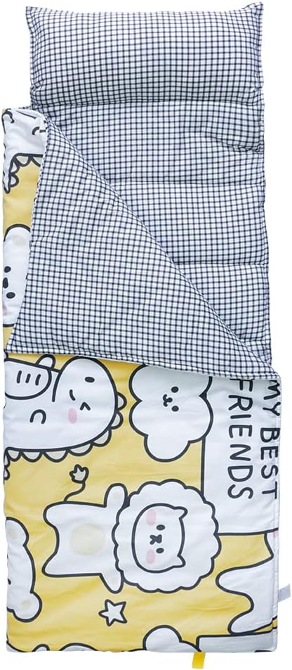 Hi Sprout Kids Toddler Lightweight and Soft Nap Mat- Minky Dot& Cotton-Stars Pack of 2