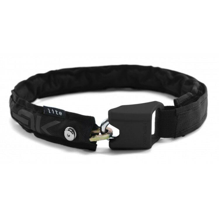 Hiplok Lite V1.0 Chain Lock Wearable Bicycle Ulock Black LT1AB