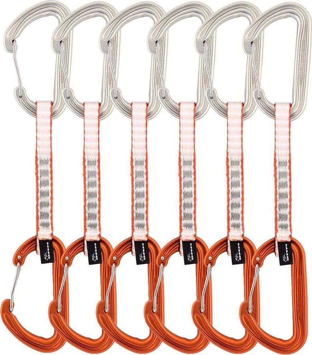 DMM Phantom Quickdraw 6 Pack - Silver/Orange - 12 cm