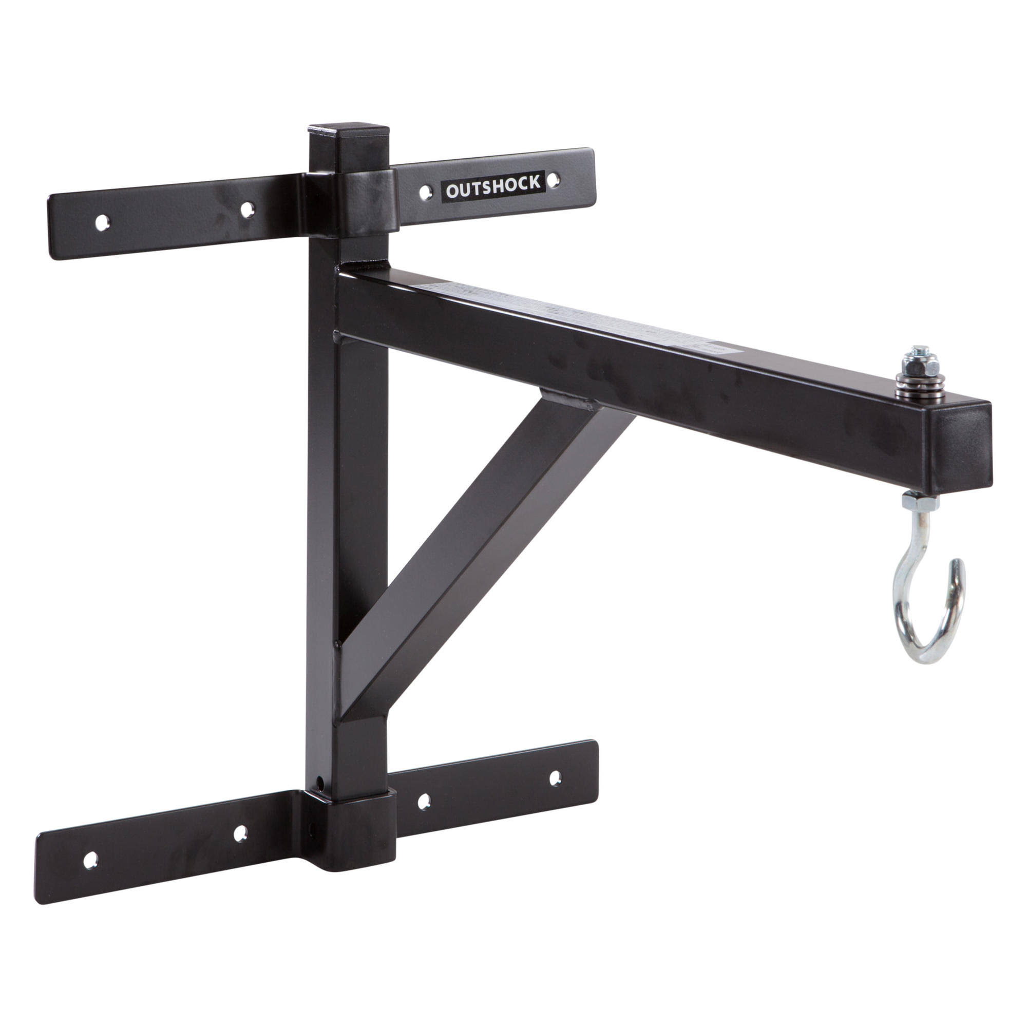 Outshock Punching Bag Wall Bracket in Black