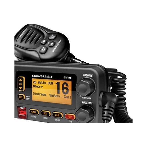 Uniden Oceanus D VHF Marine Radio, Black