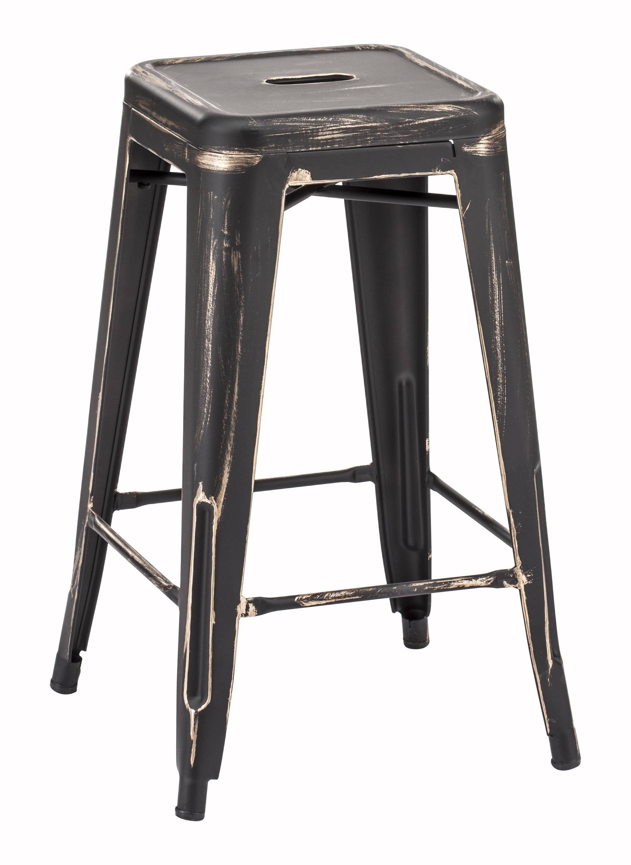 Zuo Marius Counter Stool - Set of 2 - Antique Black Gold