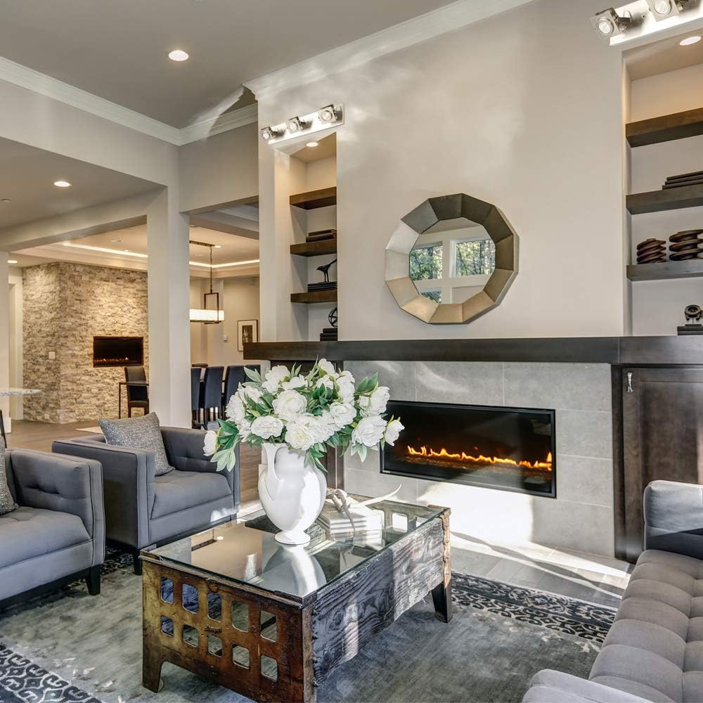 Design House 577817 Otero 3-Light Direct Track Ceiling or Wall Light, Brushed Nickel