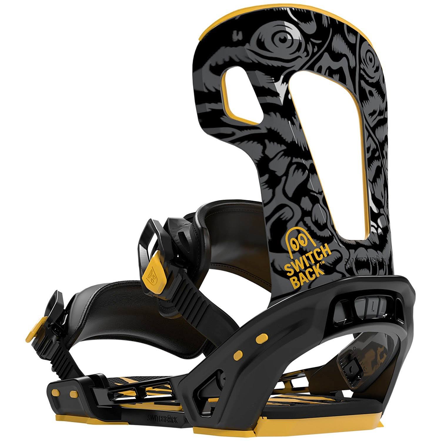 Switchback Halldor Pro Snowboard Bindings 2020 Black M XL