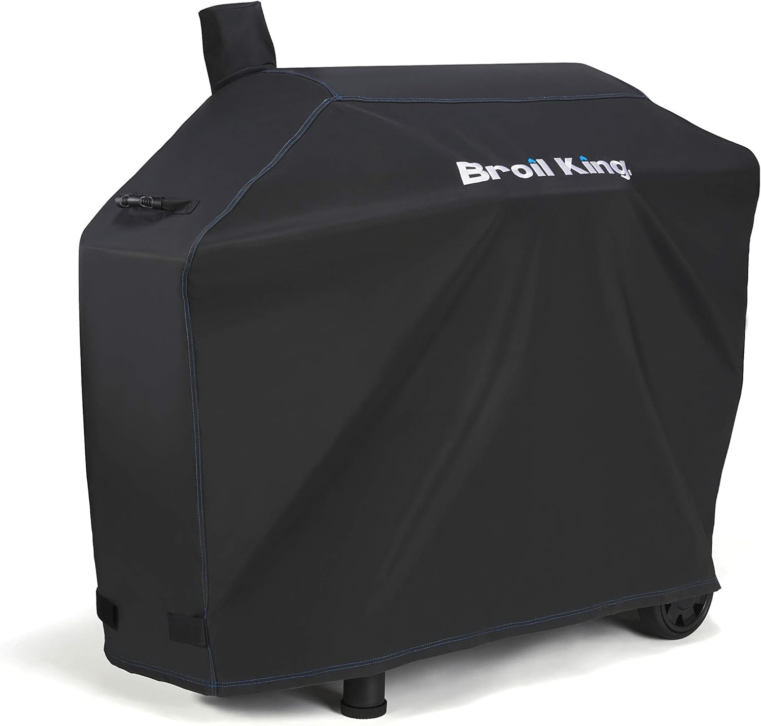 Broil King 67069 Premium Fits Pellet Regal Charcoal Offset 500 Models Grill Cover, Black Pack of 2