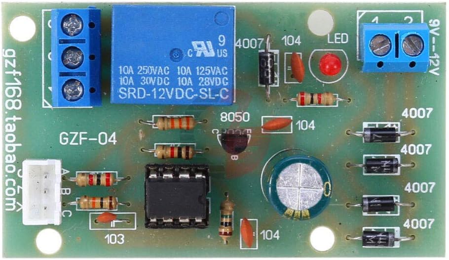 DC 12V Auto Pumping Water Liquid Level Detection Module Switch Sensor Controller Pack of 2