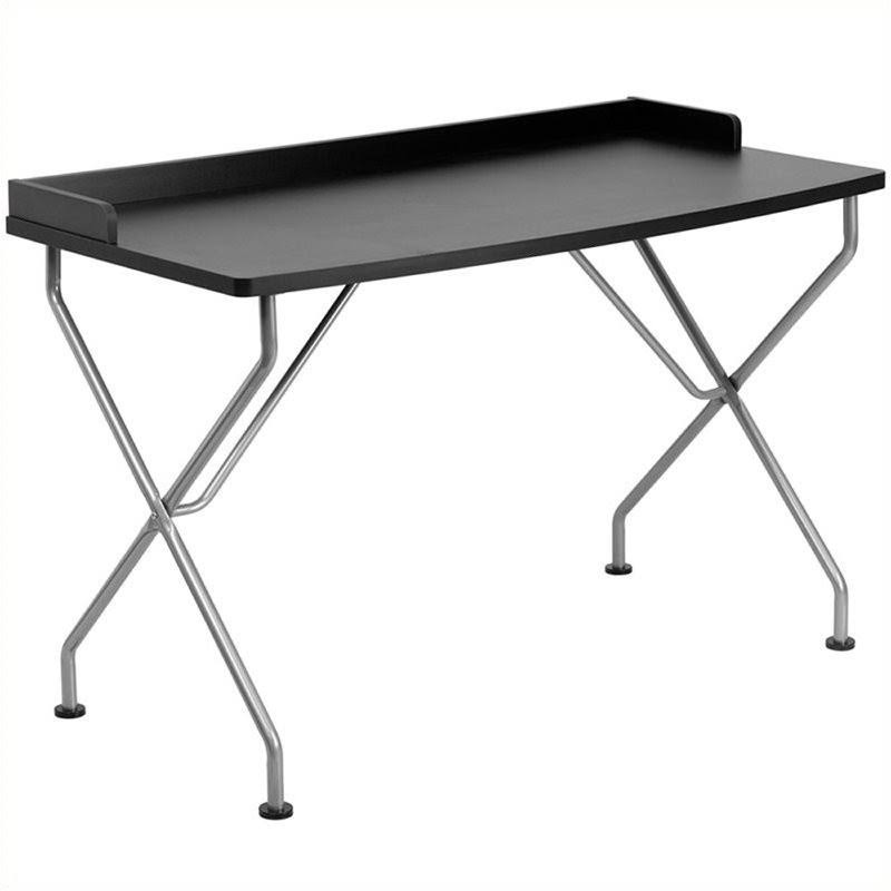 Scranton u0026 Co Writing Desk in Black and Silver