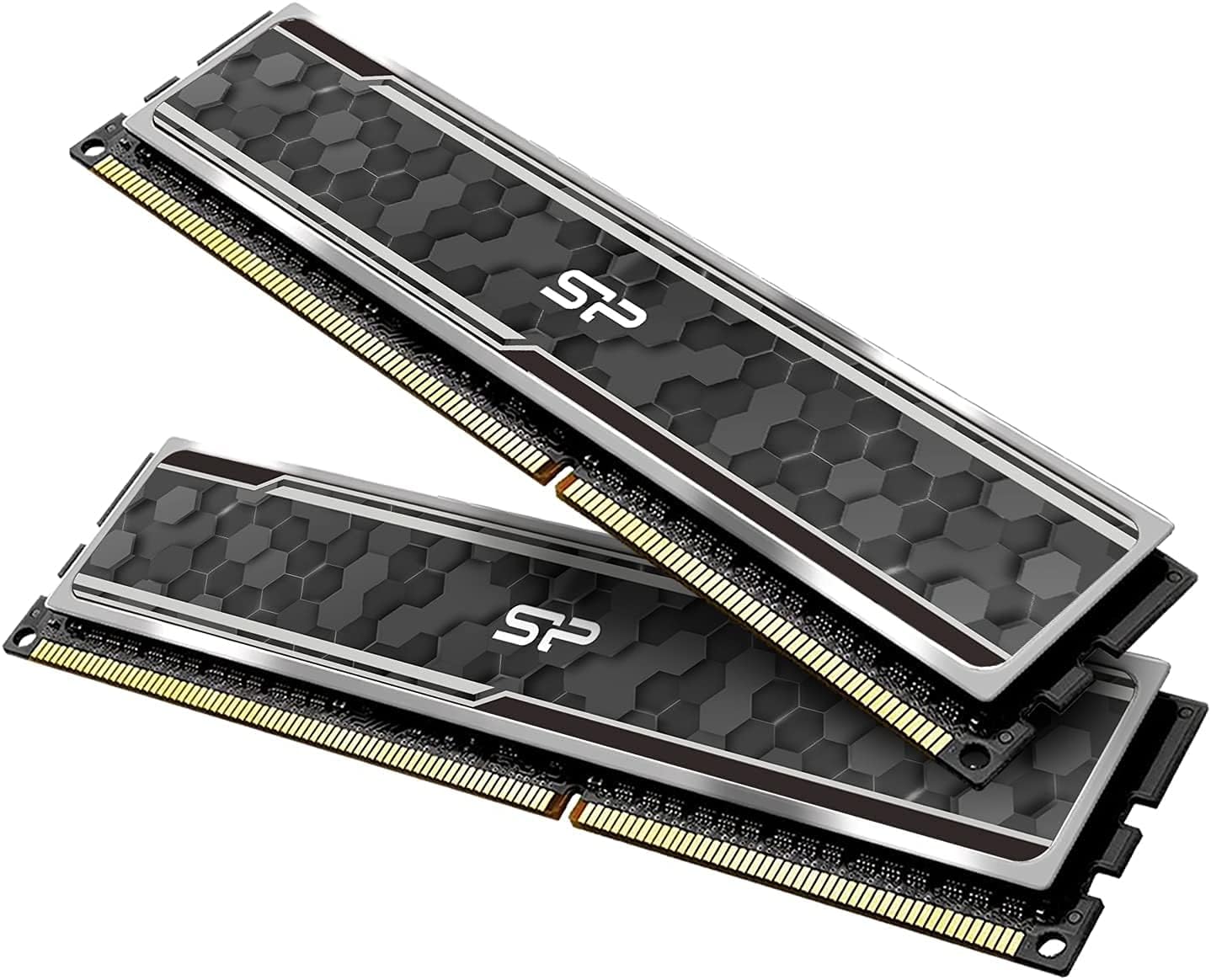 Silicon Power DDR3 16GB (2 x 8GB) 1600MHz (PC3 12800) 240-pin CL11 1.35V / 1.5V Unbuffered UDIMM PC Computer Desktop Memory Module Ram Upgrade Pack of 2