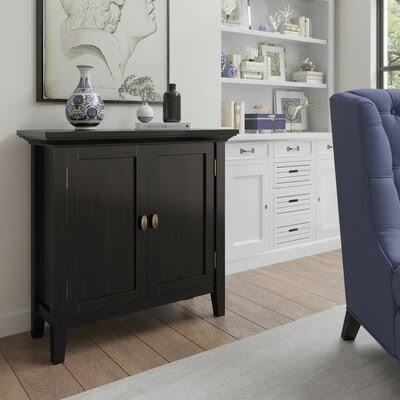 Amatury 2 Door Low Storage Accent Cabinet Color: Hickory Brown