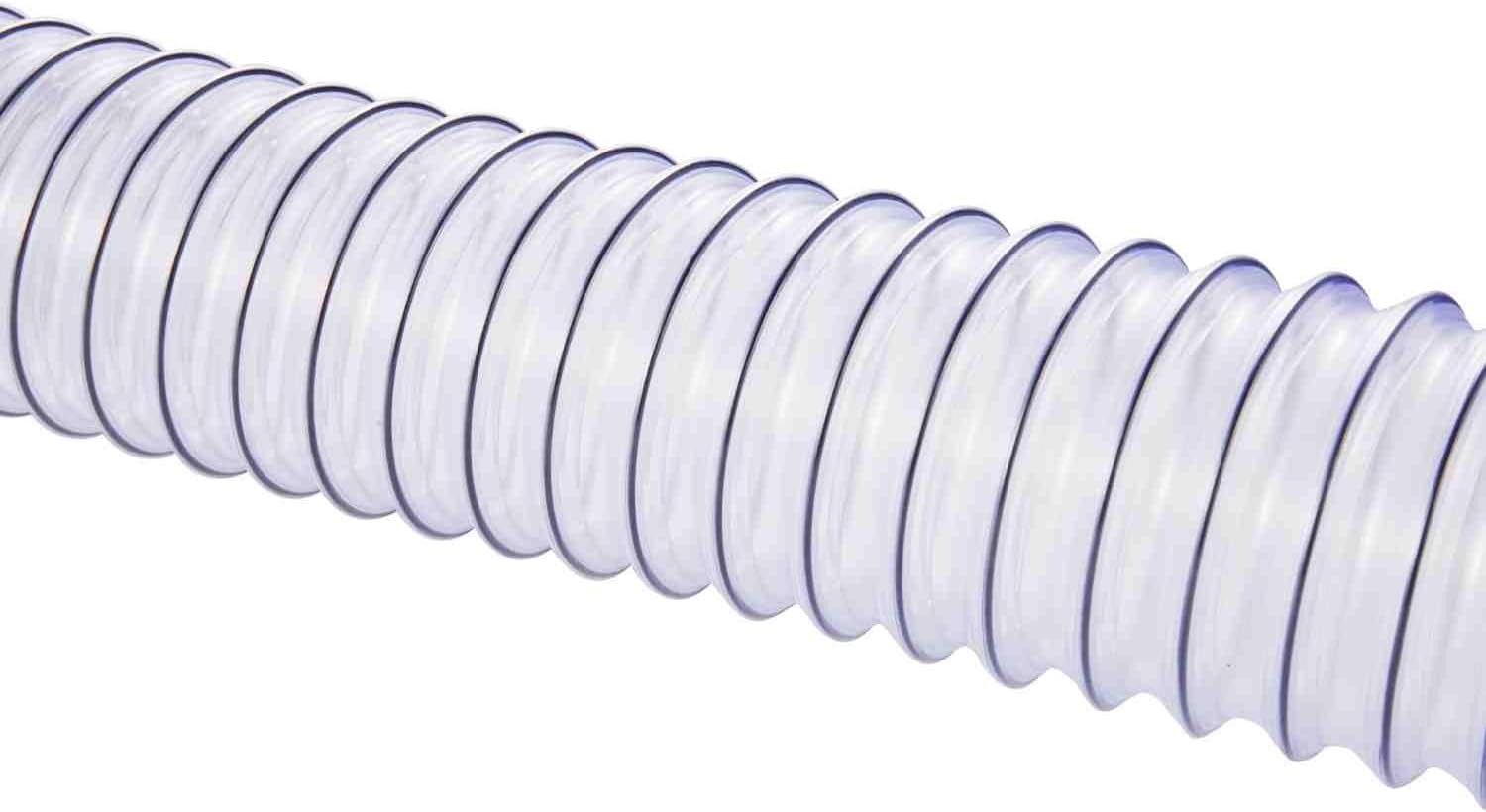 PVC Dust Collection Hose (2.5 Inch Diameter x 20 Feet Length) Pack of 2