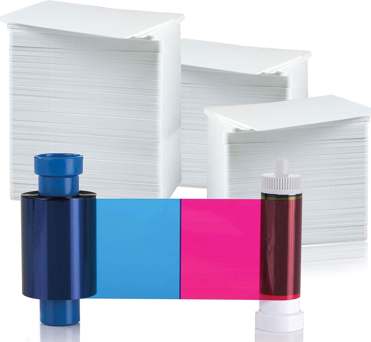 AlphaCard Magicard 100 Print YMCKO 5 Panel Ribbon for Rio Pro/Enduro (MA100YMCKO) Bundle (100 Cards) Pack of 2