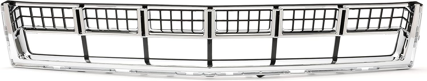 KUAFU Lower Grille Compatible with 2013-2015 Cadillac SRX Front Bumper Silver Grille Hood Mesh Chrome Grill