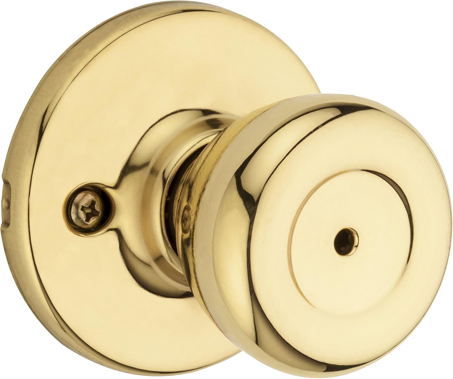 Kwikset 93001-923 Tylo Privacy Bed/Bath Knob In Polished Brass