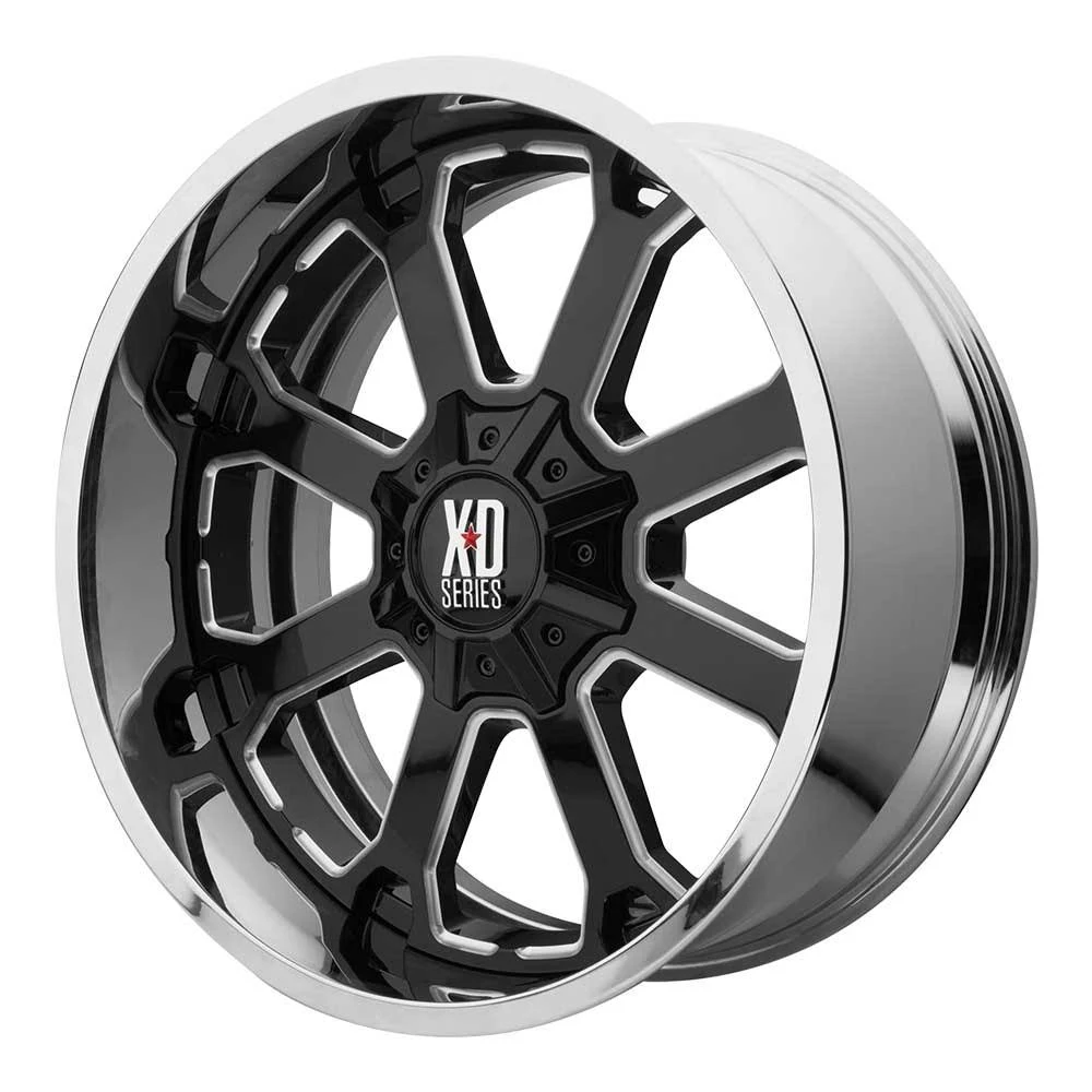 2007 Jeep Wrangler XD Two-Piece Black XD202 Buck 25 Wheels