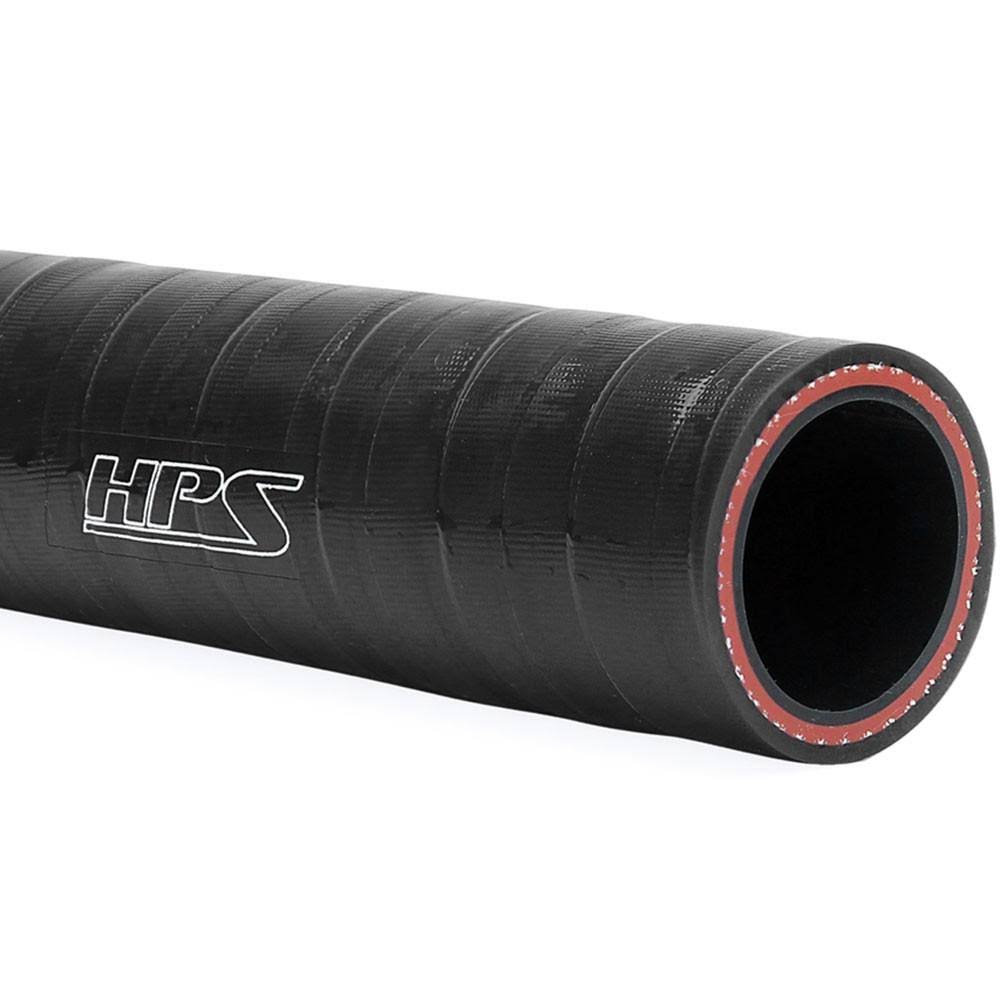 HPS FKM-9F-038-BLK 3/8x22 ID 9 Feet 1-Ply Black FKM Lined Silicone Hose
