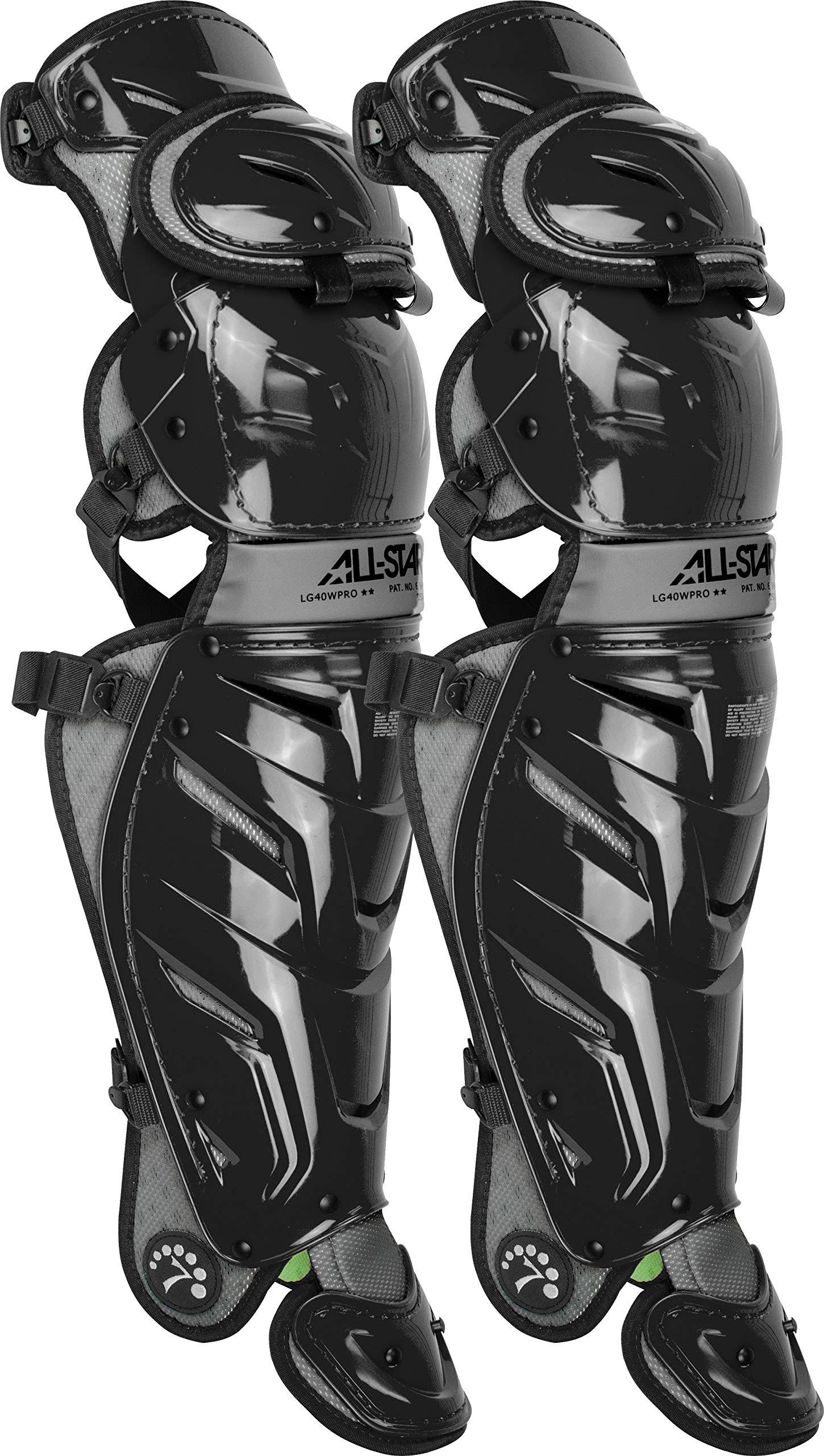 All-Star System 7 Axis 16.5 inch Leg Guards LG40WPRO - Black