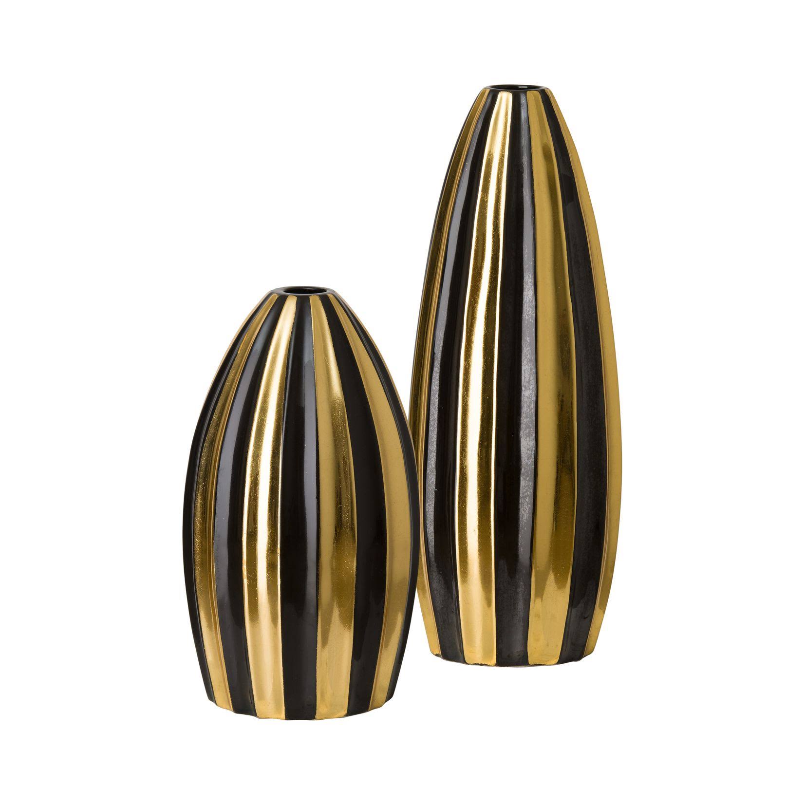 Emissary Lux Vase - Black/Gold