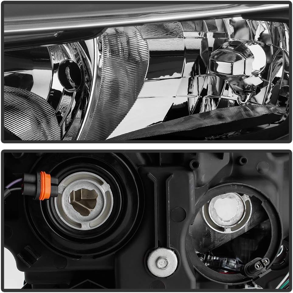 ACANII - For [Halogen Model] 2014 2015 2016 Nissan Rogue Factory Style w/LED DRL Projetor Headlights Headlamps Assembly