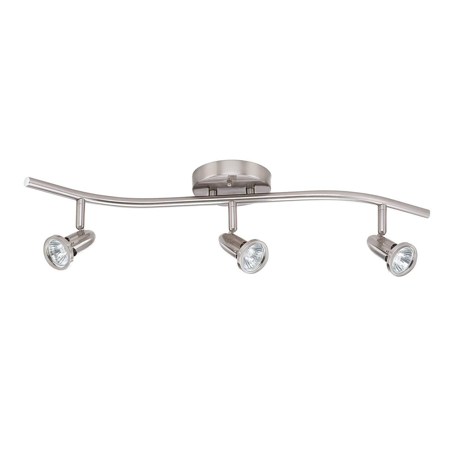 Sunset F2990-80 3 Light Track Light Bright Satin Nickel Finish