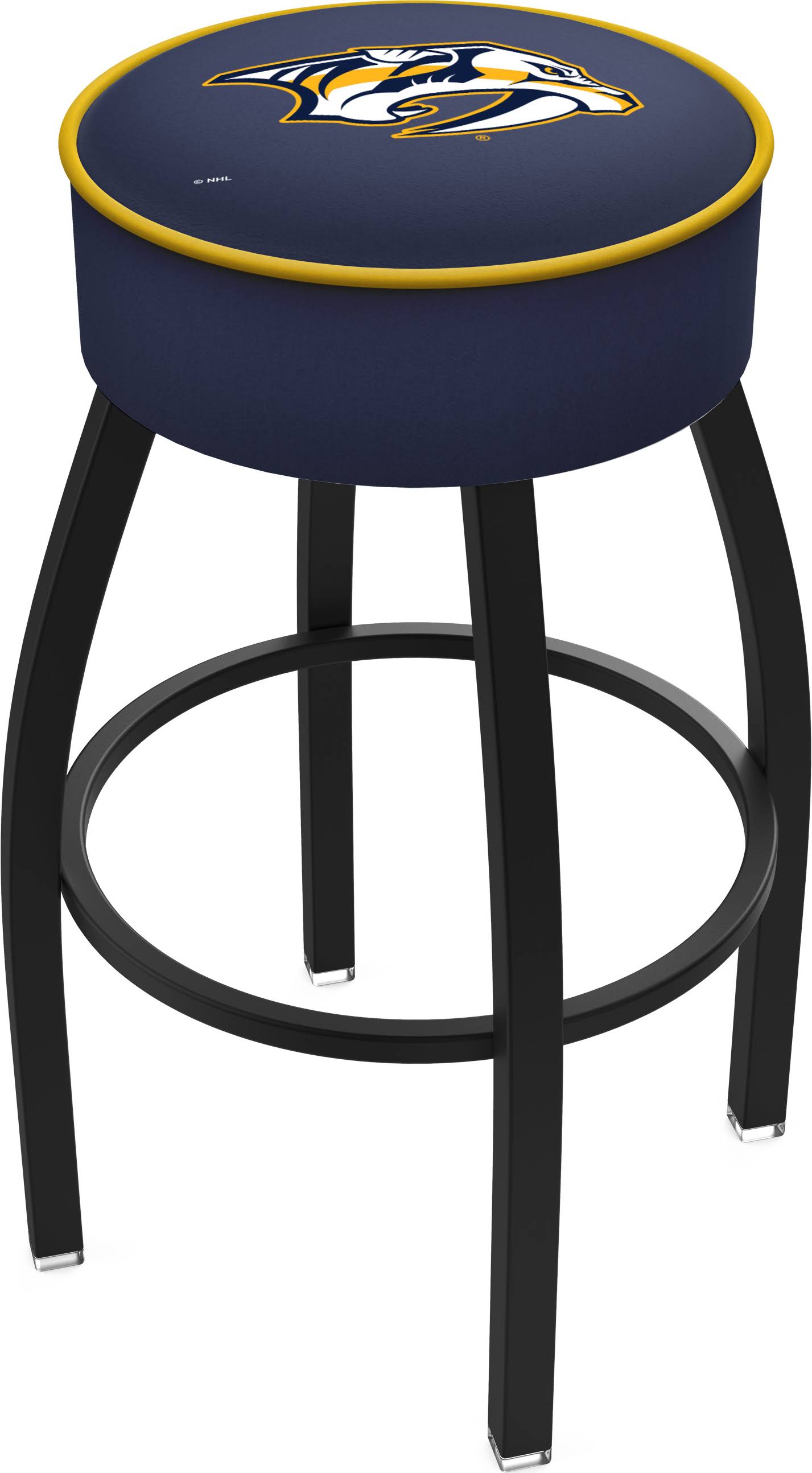 Holland Bar Stool Nashville Predators 30 inch L8B1 Black Bar Stool