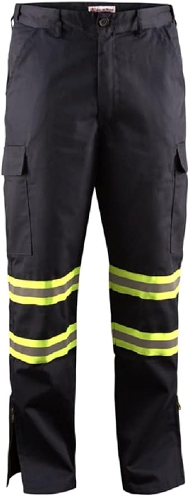 Premium High Visibility Safety Work Pant with Leg Zipper Pack of 2