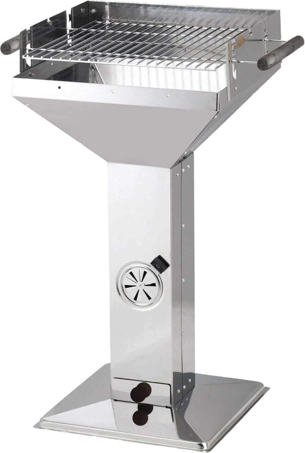 JAK GLOBAL TRADE BBQ J 1010 Park Style Charcoal Grill Park BBQ Grill Park Grill Backyard BBQ Grill Camping Charcoal Grill Pack of 2