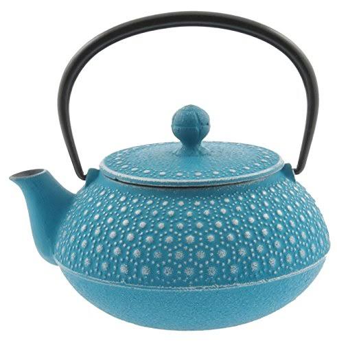 Iwachu 480-880 Japanese Iron Tetsubin Teapot Turquoise