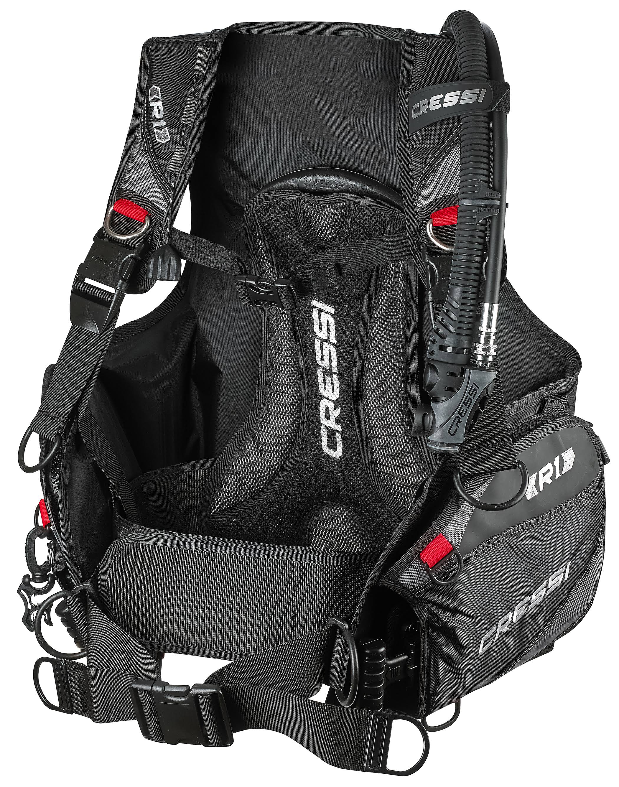 Cressi R1 Weight with Integrated BCD Black/Red X-Small