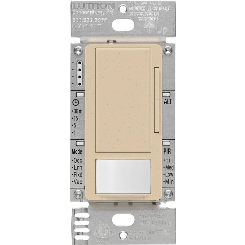 Lutron MS-Z101-V-DS - 0-10V Dimmer Vacancy Sensor Desert Stone