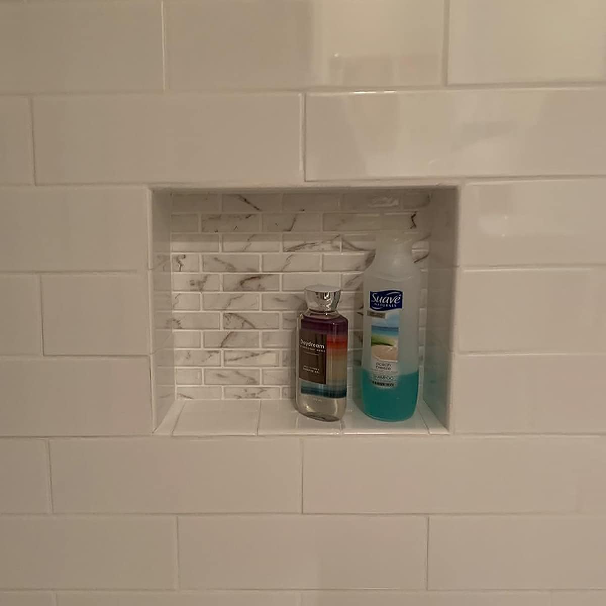 Uni-Green Rectangle Shower Niche Tile Ready, Easy for DIY Collage16