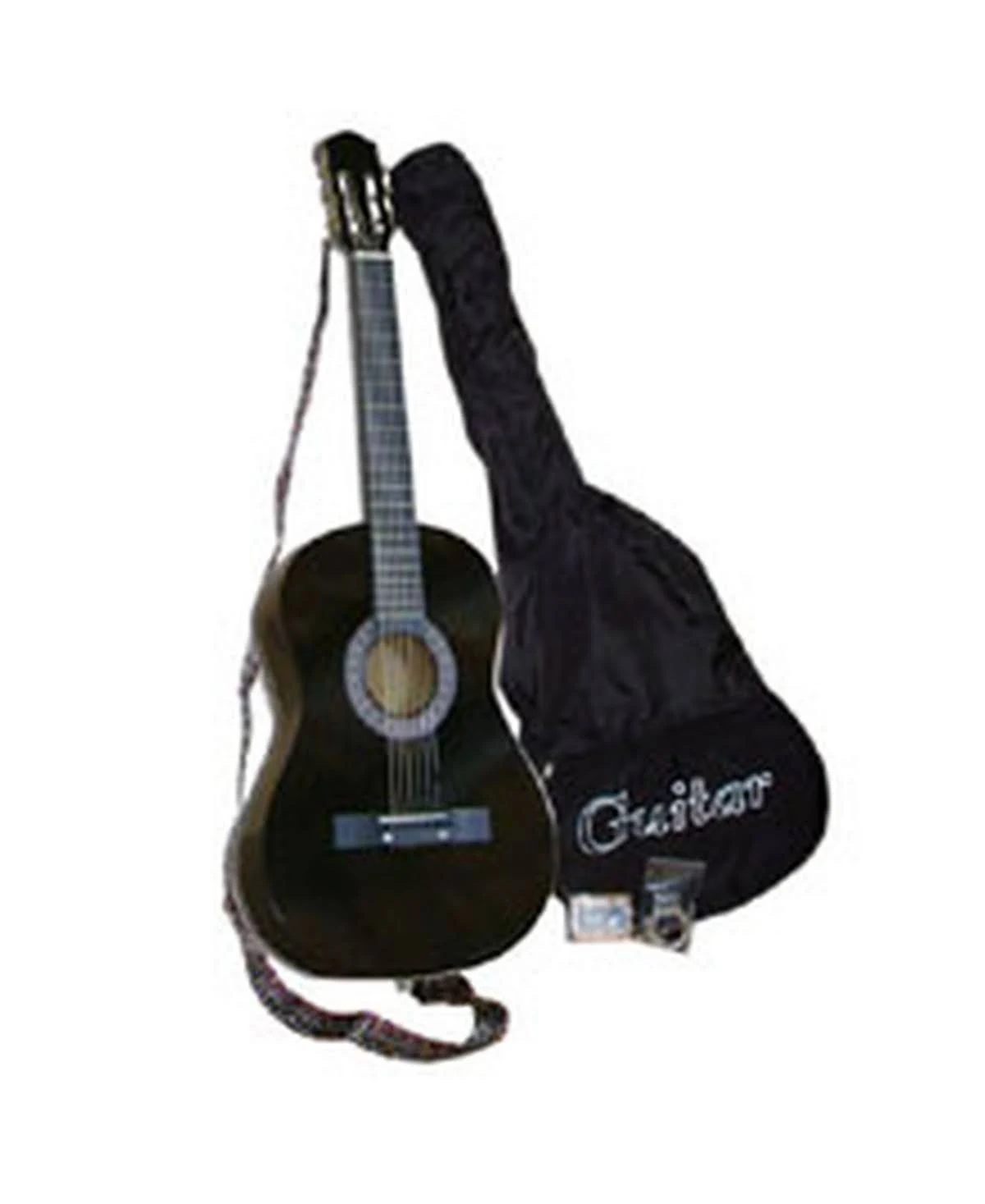 Bridgecraft Acoustic Guitar with Accessories - Black