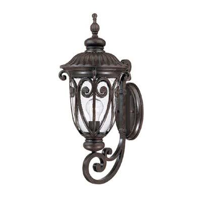 Appalachian 1-Light Outdoor Sconce Astoria Grand Finish: Marbleized Mahogany