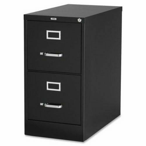 Lorell 2-Drawer Vertical File Cabinet, 15 x 22 x 28-3/8, Black (llr42291)
