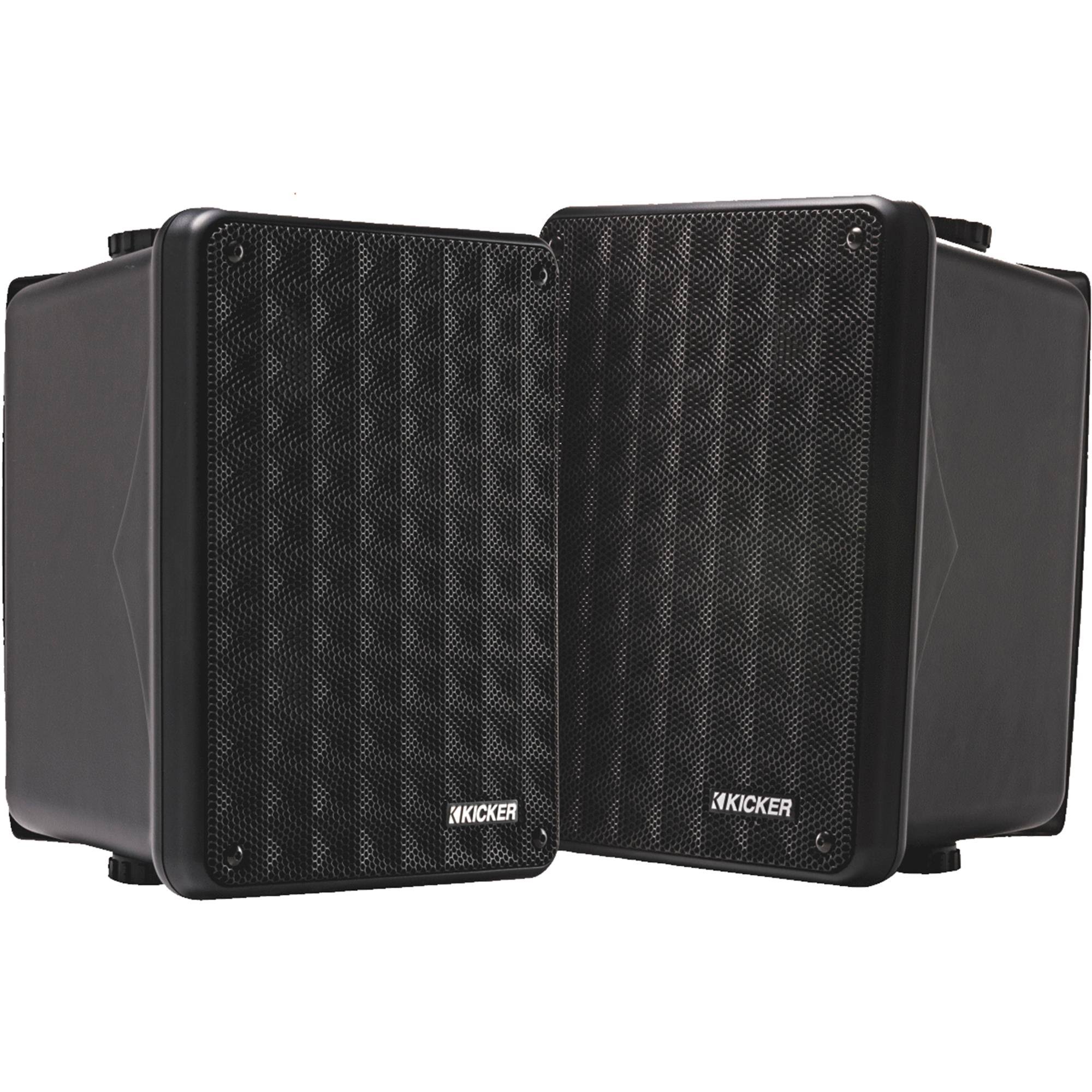 Kicker 46KB6B KB6 Outdoor/Indoor Speakers - Black