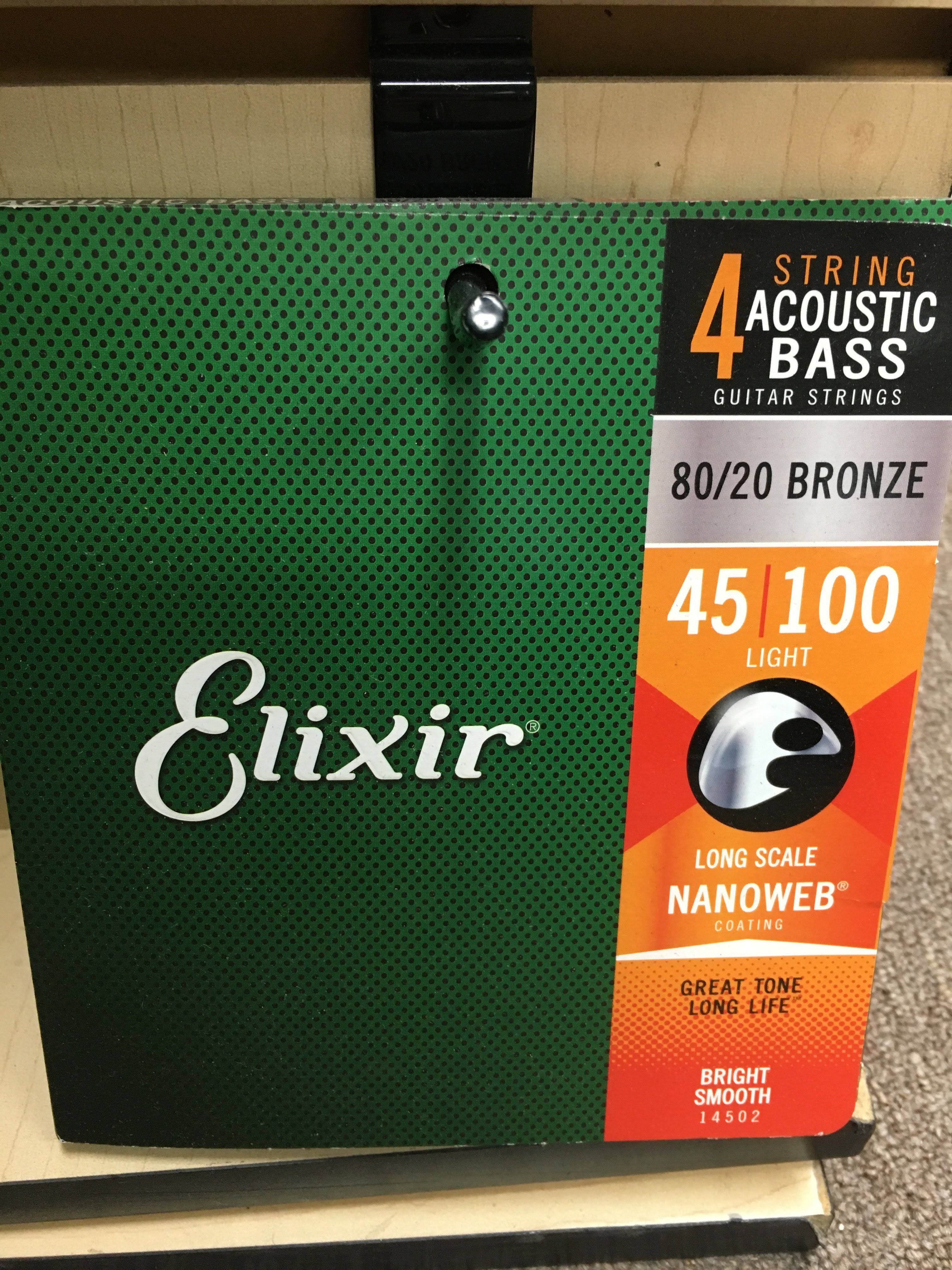 Elixir Nanoweb Light Acoustic Bass Strings