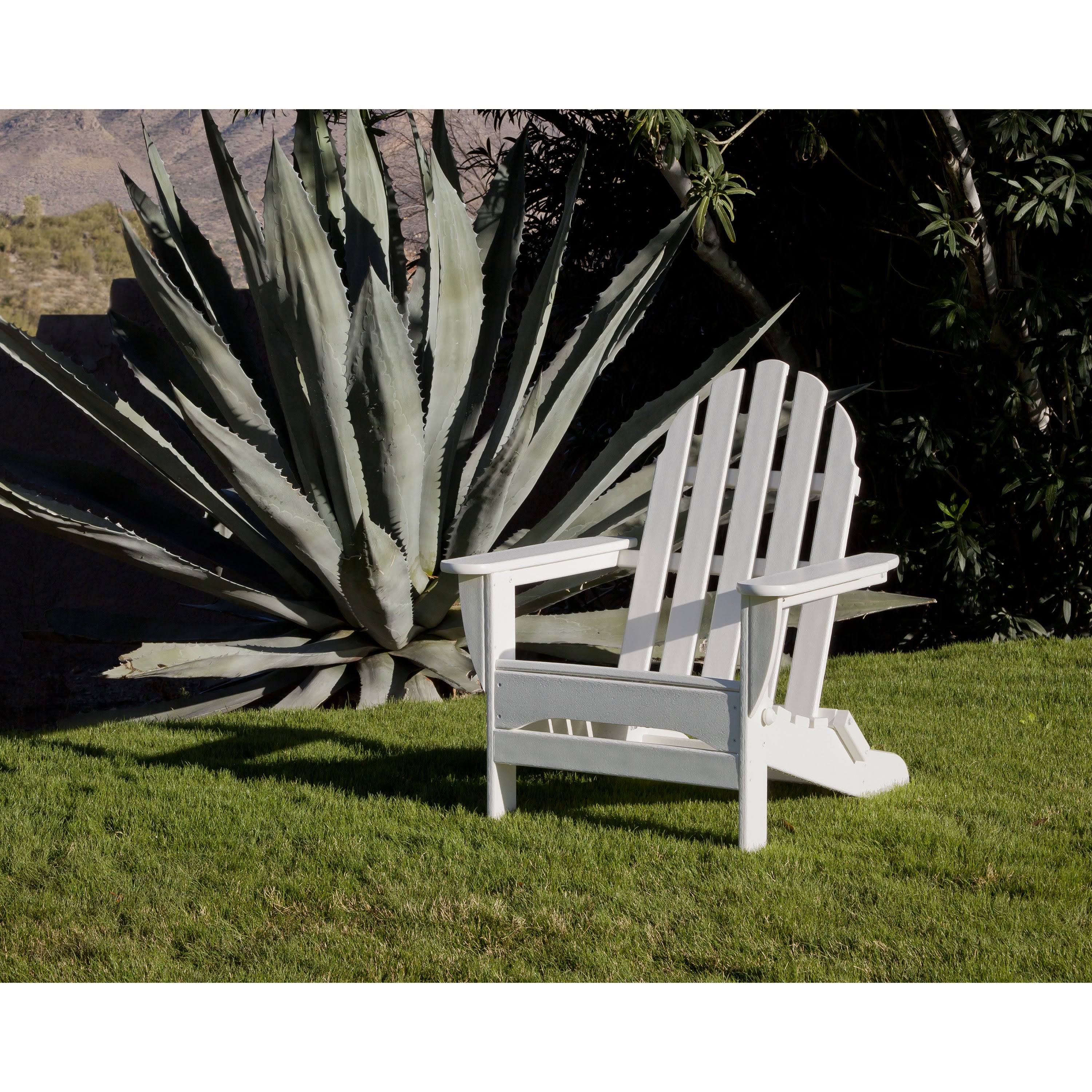 Ivy Terrace IVAD5030BL Classics Folding Adirondack Chair, Black