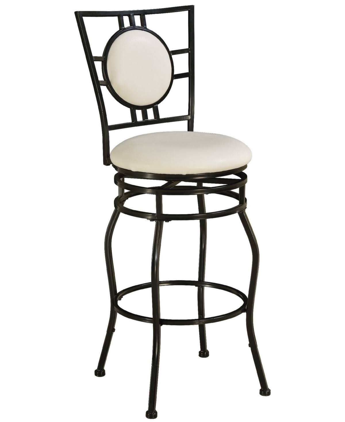 Linon Home Decor Tasha Adjustable Stool - Black