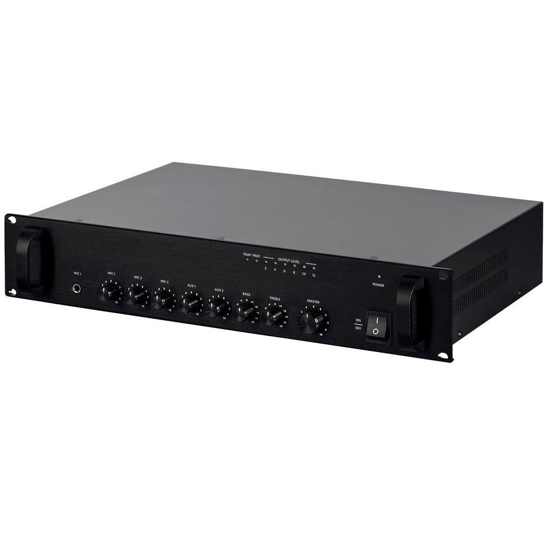 Monoprice Powered Mixer/Amplifier - 60W - Rack-mount