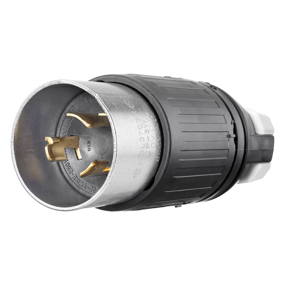 Bryant 3763 Locking Plug,2 Poles,250VDC/600VAC,50A