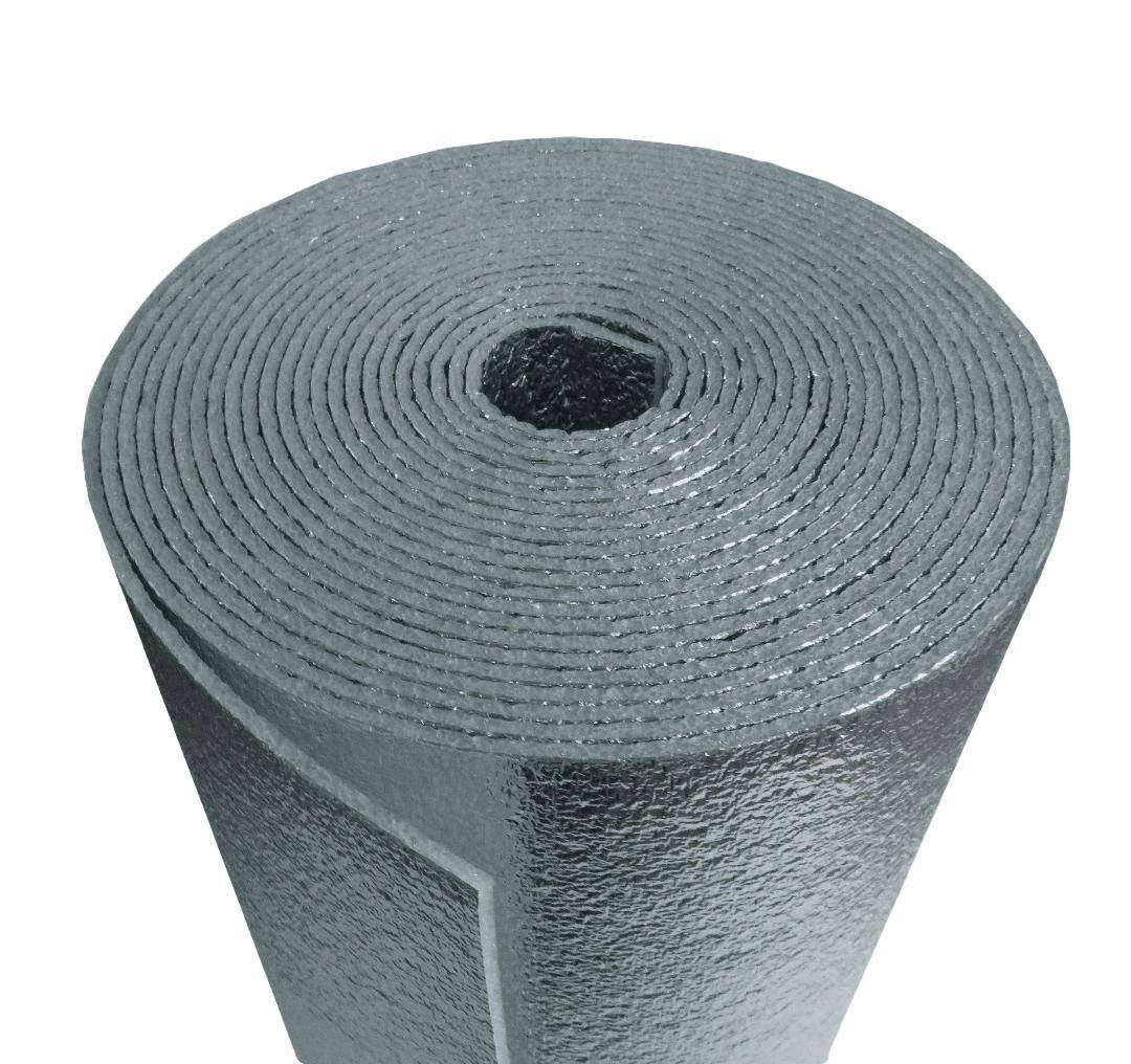 AES R-8 HVAC Duct Wrap Insulation Reflective 2 Sided Foam Core 4& x 25& (100 Sq ft)