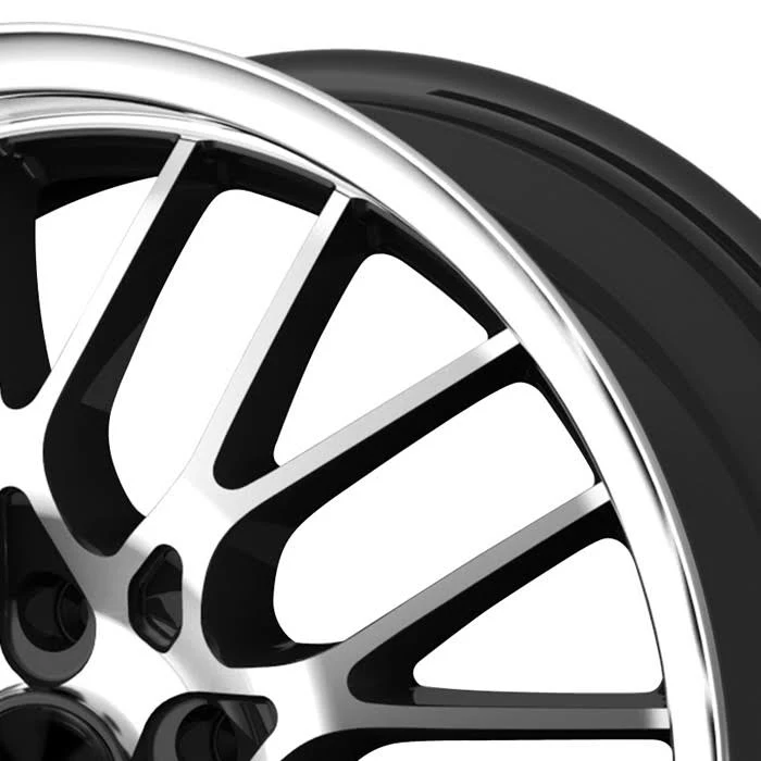 Maxxim CN Chance Gloss Black Machined 16x7 5x100 / 5x114.3 40mm (CN67T04405)